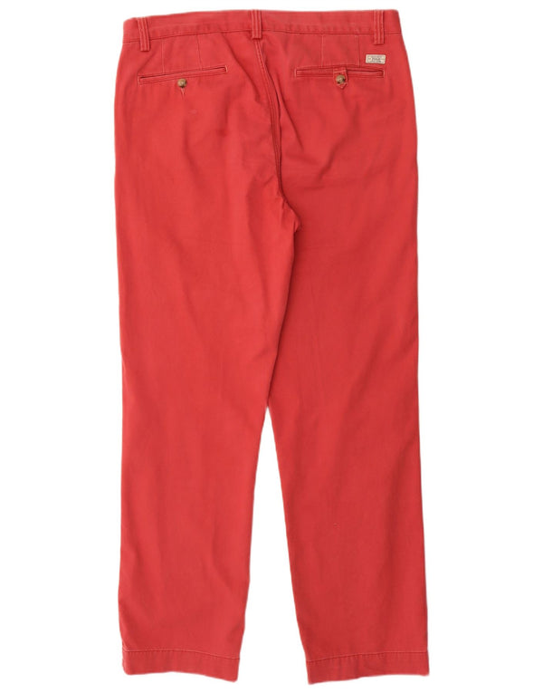 Calça Chino Polo Ralph Lauren Masculina Classic Fit Straight W35 L32 Rosa