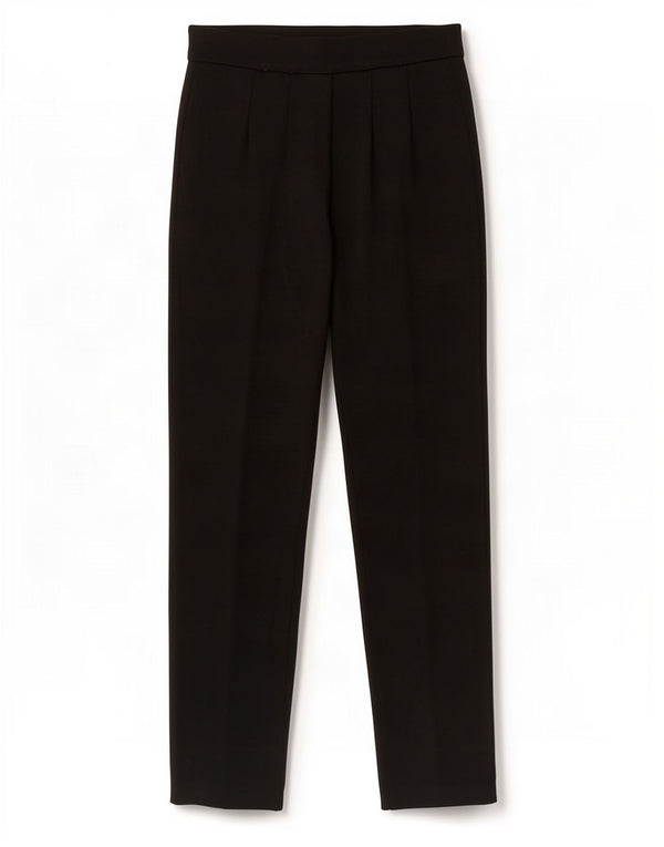 Calça feminina Marks & Spencer Slim Cropped Reino Unido 8 Pequena W27 L25 Preta
