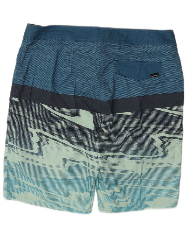 Shorts de natação masculino O'Neill médio azul colorblock poliéster