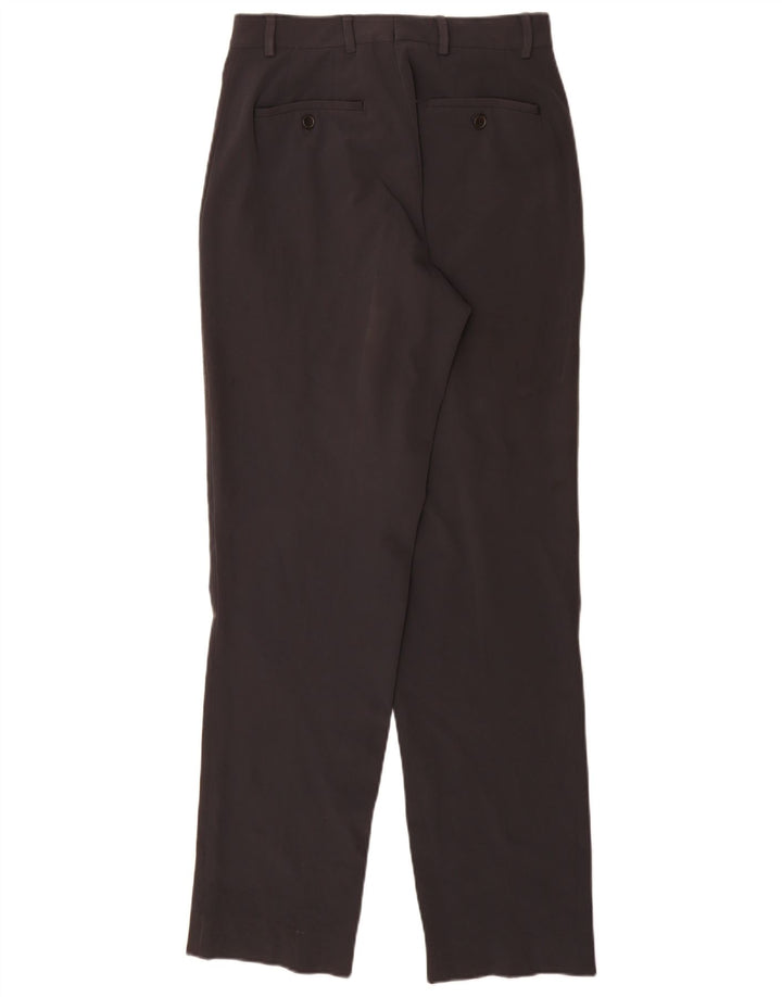 Zara Mens Straight Suit Calças EU 38 Pequeno W30 L33 Cinza Nylon