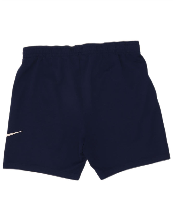 Shorts esportivos masculinos Nike grandes poliéster azul marinho