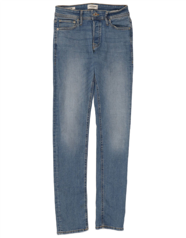 Jack & Jones Masculino GLENN Slim Jeans W29 L34 Azul Algodão