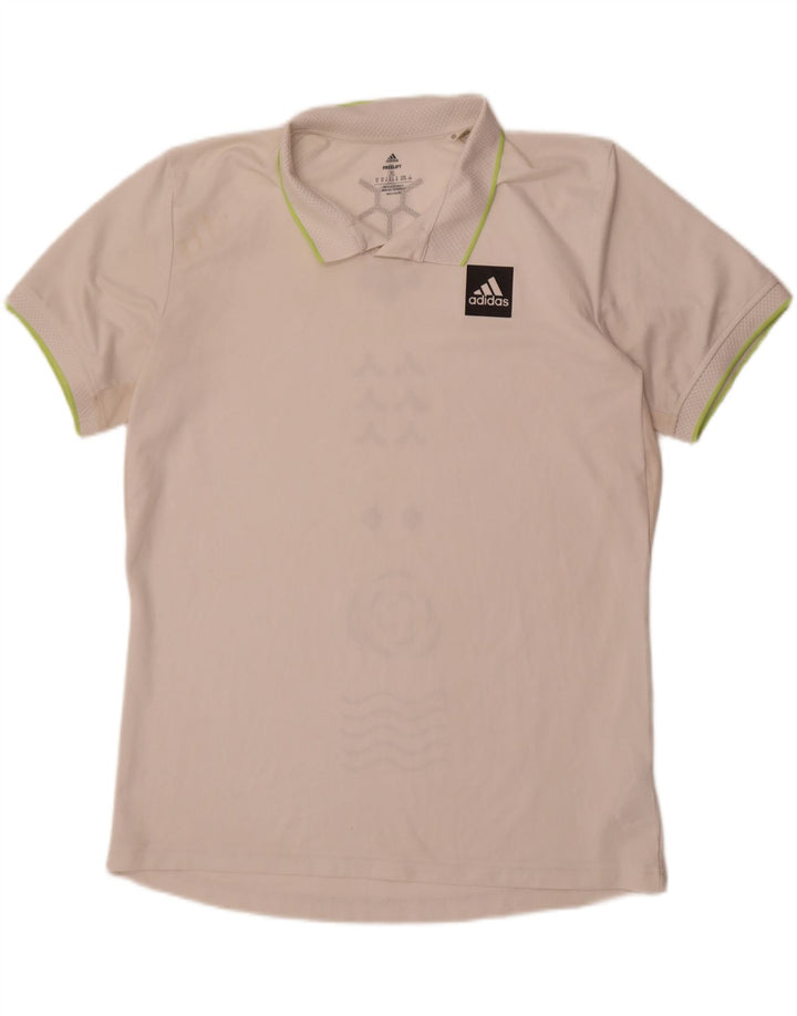 Adidas Mens Aeroready Polo XL Branco Poliéster