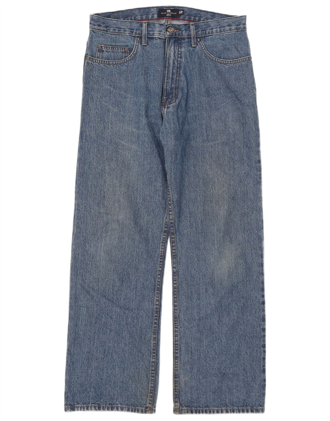 Jeans Marks & Spencer masculino Blue Harbor Straight W32 L29 algodão azul