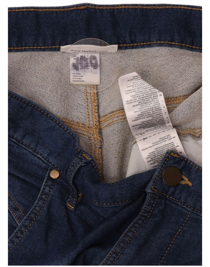 Reebok Mulher Skinny Jeans W30 L29 Azul Algodão