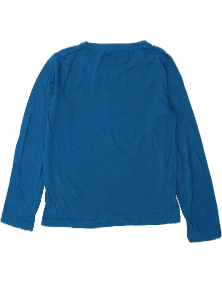 KAPPA Boys Graphic Top Long Sleeve 9-10 Years Blue Vintage Kappa and Second-Hand Kappa from Messina Hembry 