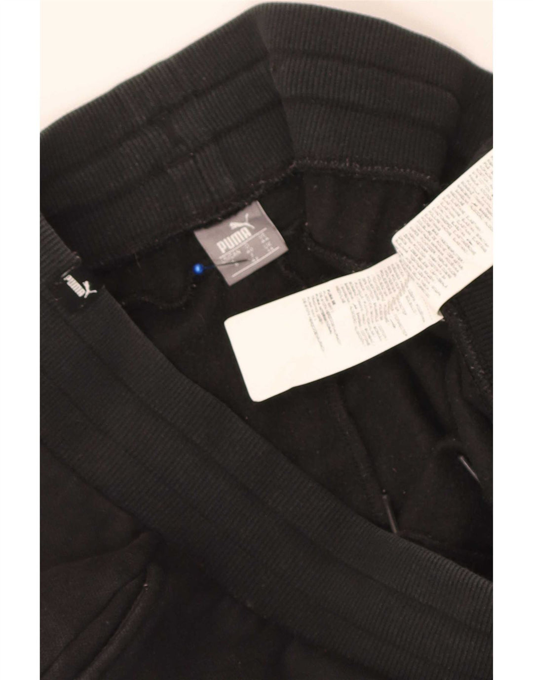 Calça de treino feminina Puma Joggers UK 14 grande poliéster preto