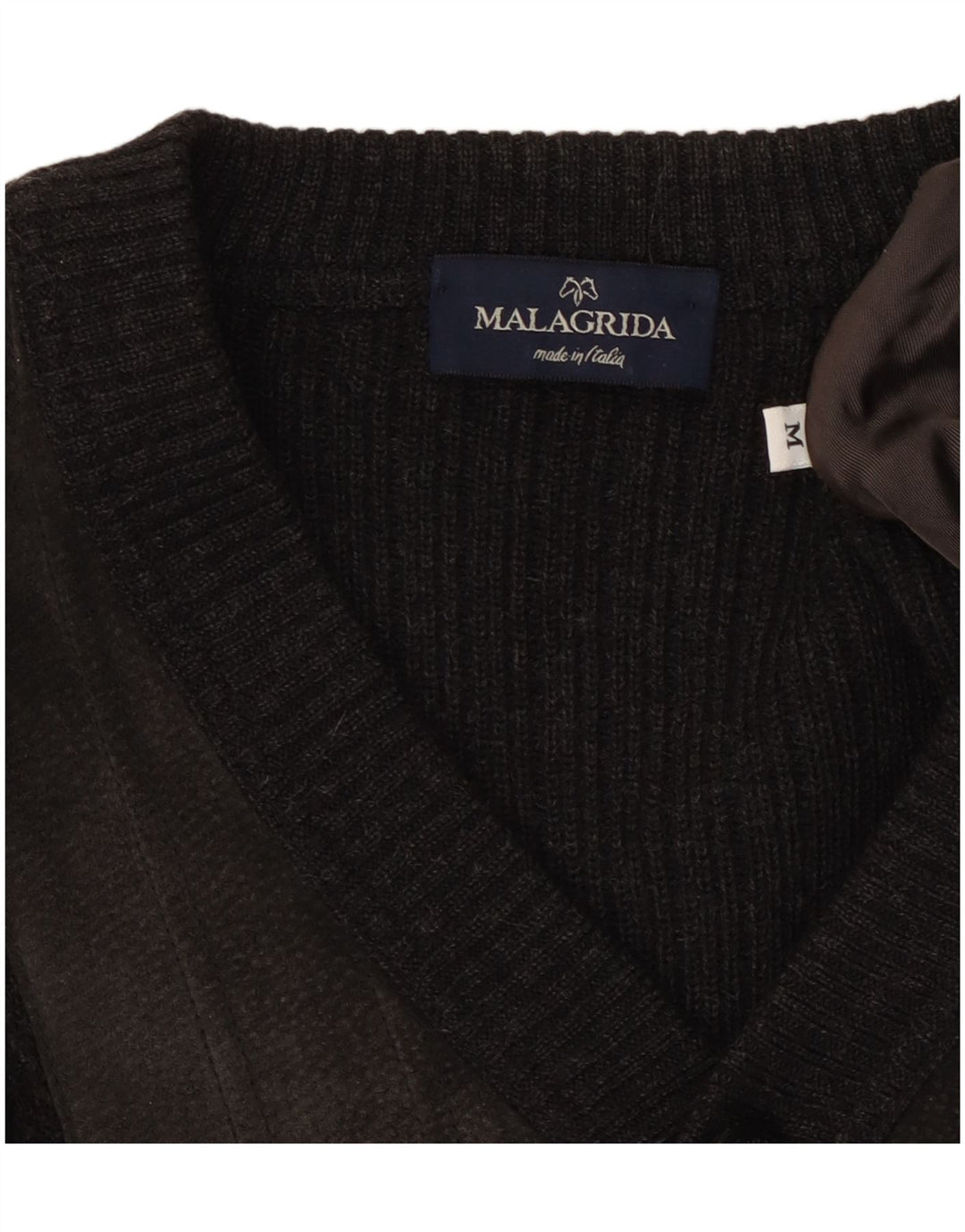 Suéter cardigã masculino Malagrida cinza médio