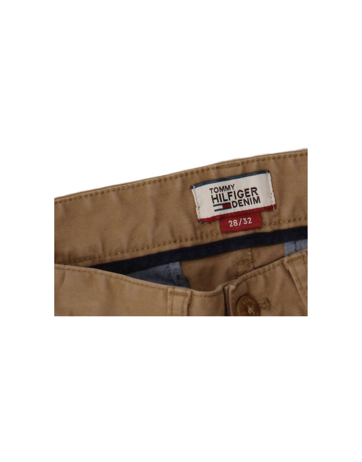 TOMMY HILFIGER Mens Slim Chino Trousers W28 L32 Beige Cotton Vintage Tommy Hilfiger and Second-Hand Tommy Hilfiger from Messina Hembry 