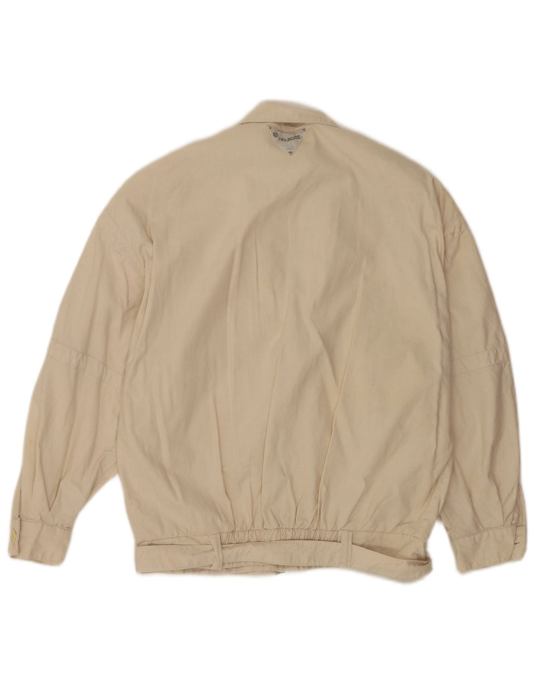 Jaqueta bomber masculina Swinger Batwing UK 44 2XL algodão bege