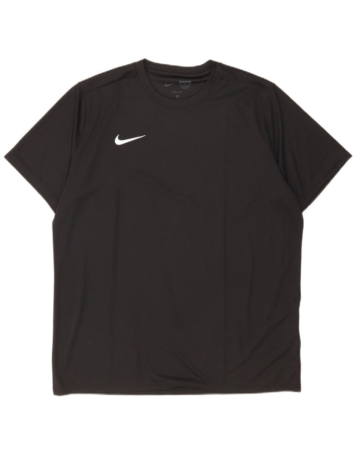 Camiseta masculina Nike Dri Fit Slim Fit Top 2XL poliéster preto