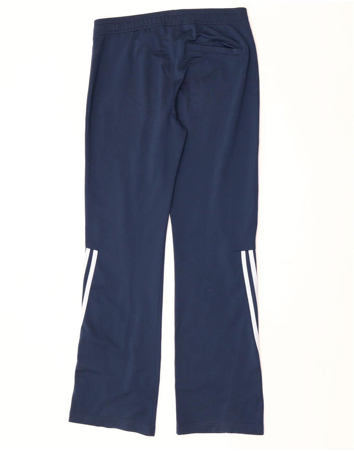 Calça de treino feminina Adidas UK 12 poliéster azul médio