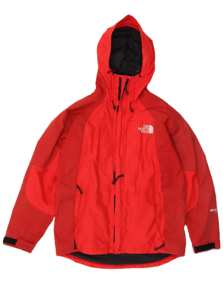 Jaqueta corta-vento masculina com capuz THE NORTH FACE UK 38 Medium Red Colourblock