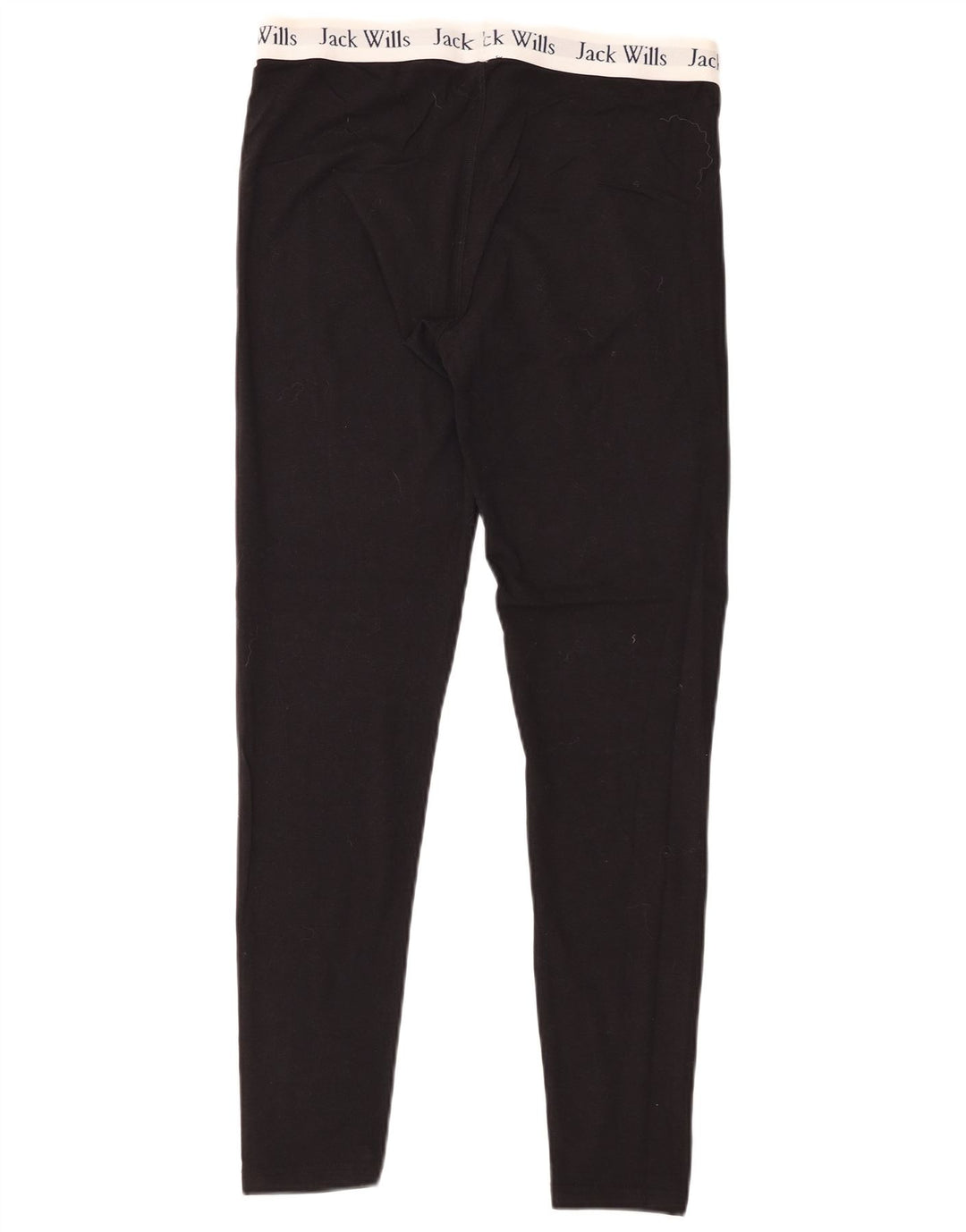 JACK WILLS Leggings femininas gráficas UK 12 algodão colorblock preto médio