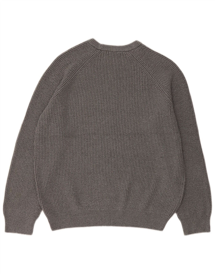 Suéter masculino Marks & Spencer com gola redonda XL poliamida cinza