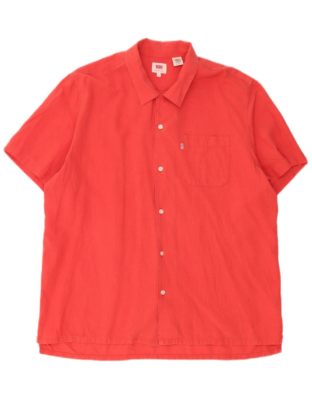Camisa masculina de manga curta Levi's XL vermelha