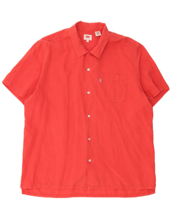Camisa masculina de manga curta Levi's XL vermelha