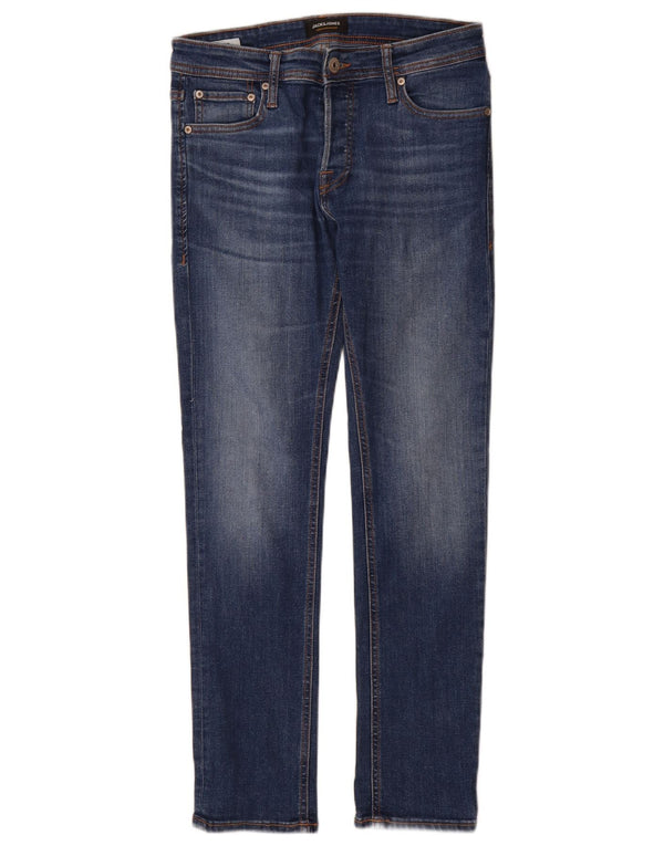 Jack & Jones Mens GLENN Slim Jeans W29 L30 Blue Cotton