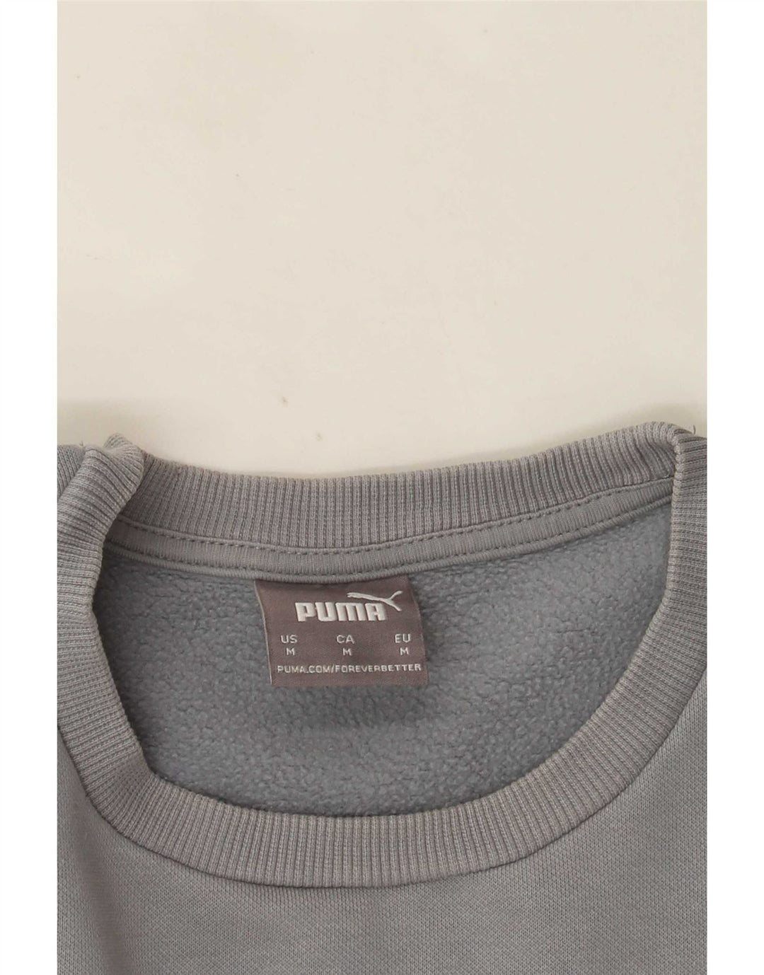 Puma masculino gráfico moletom jumper médio azul colorblock