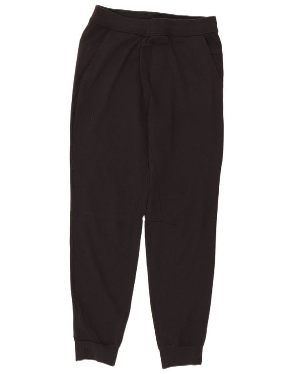 Lululemon Mens Calças de treino Joggers poliéster preto médio