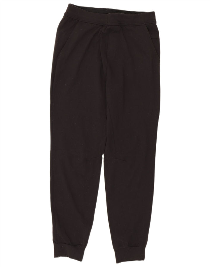 Lululemon Mens Calças de treino Joggers poliéster preto médio