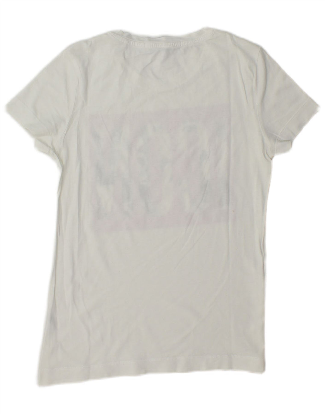 Camiseta feminina Guess com estampa gráfica UK 14 médio branco