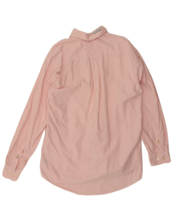 Camisa masculina Tommy Hilfiger médio rosa algodão