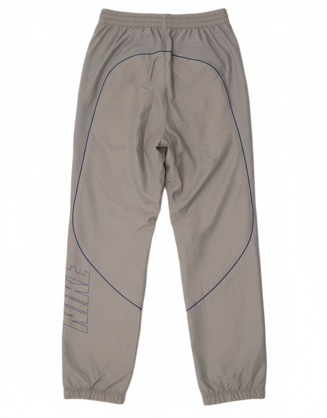 Calça esportiva Nike masculina gráfica joggers pequena cinza poliéster