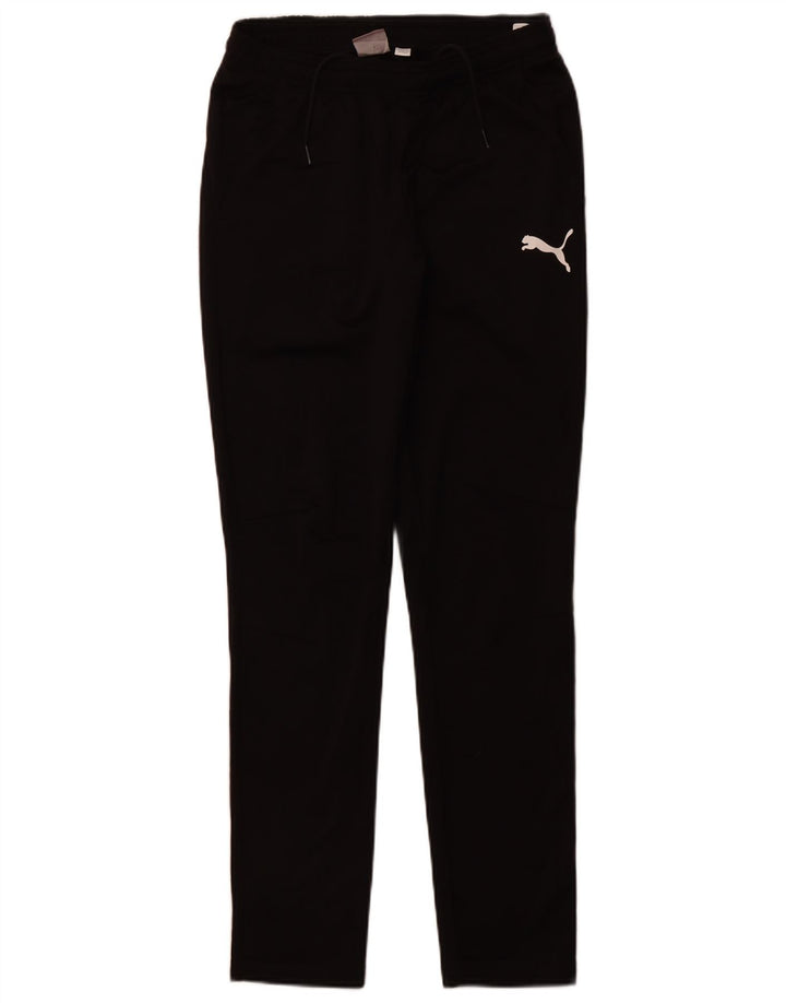 Calça de treino masculina PUMA pequena poliéster preta