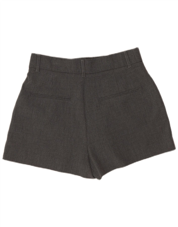 Calça feminina cintura alta Zara médio W28 cinza houndstooth