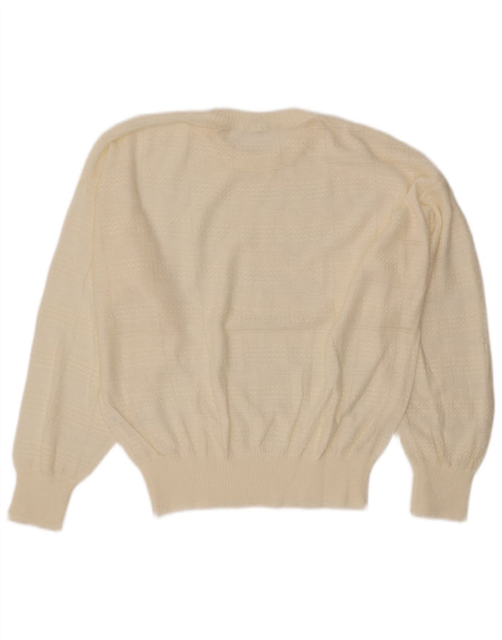 Suéter feminino Apart com gola redonda EU 44 XL off white