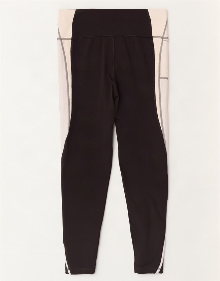 Leggings Crop Femininas Puma UK 16 Grande Preto Colourblock Poliéster