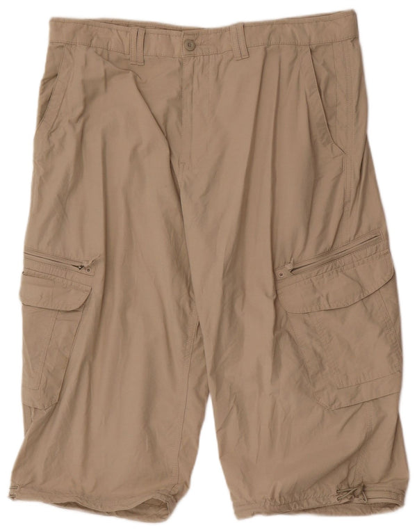 Shorts cargo masculino Marks & Spencer W38 XL algodão bege