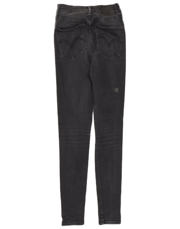 Calça jeans feminina Levi's Mile High Skinny W26 L28 cinza