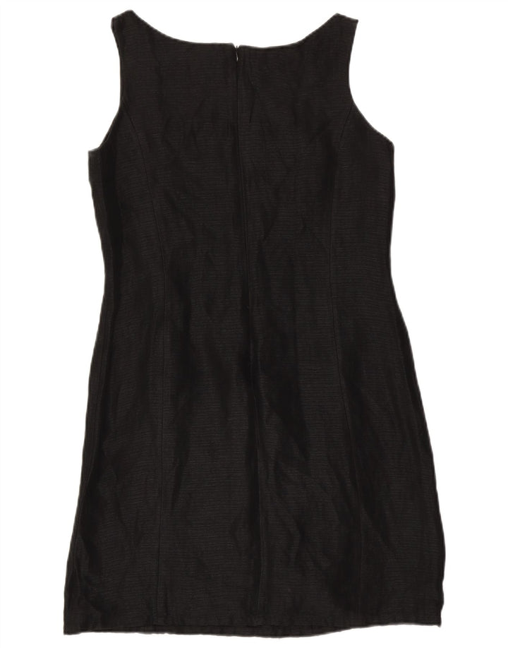 Vestido feminino balão sem mangas IT 40 pequeno seda preta