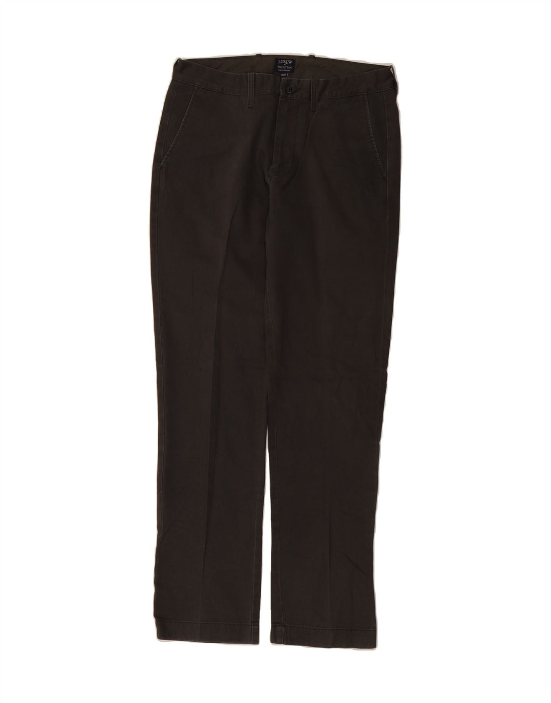 J. CREW Mens The Sutton Slim Chino Trousers W29 L32 Grey Cotton Vintage J. Crew and Second-Hand J. Crew from Messina Hembry 