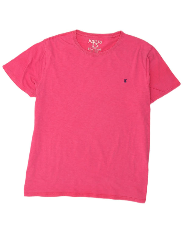 Camiseta masculina Joules Top 2XL algodão rosa