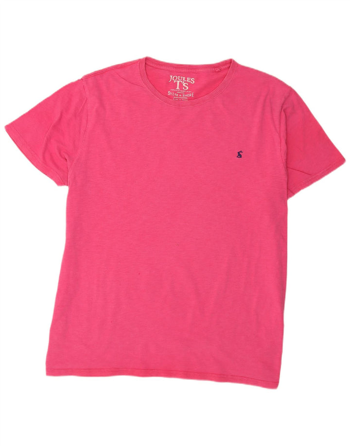 Camiseta masculina Joules Top 2XL algodão rosa