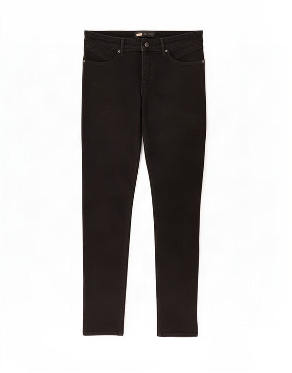 Calça jeans feminina Levi's Demi Curve skinny W31 L32 algodão preto