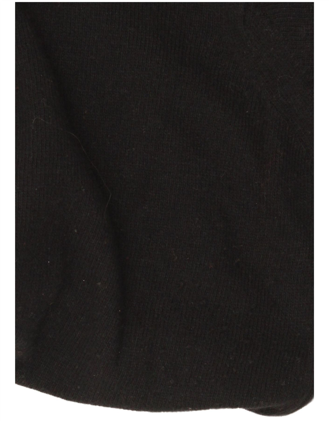 Suéter masculino Zara com decote em V grande lã preta