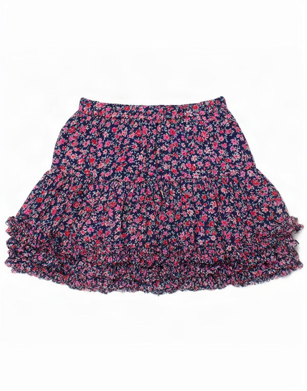 Joules Meninas Saia em Camadas 9-10 Anos W23 Azul Floral Poliéster