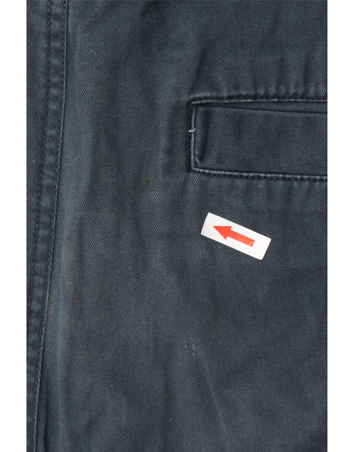 Columbia Mens Cargo Shorts W34 Grande Algodão Azul Marinho