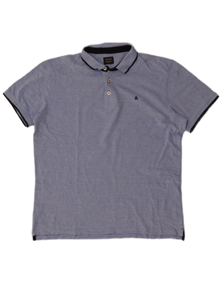 Camisa polo masculina Jack & Jones 2XL azul