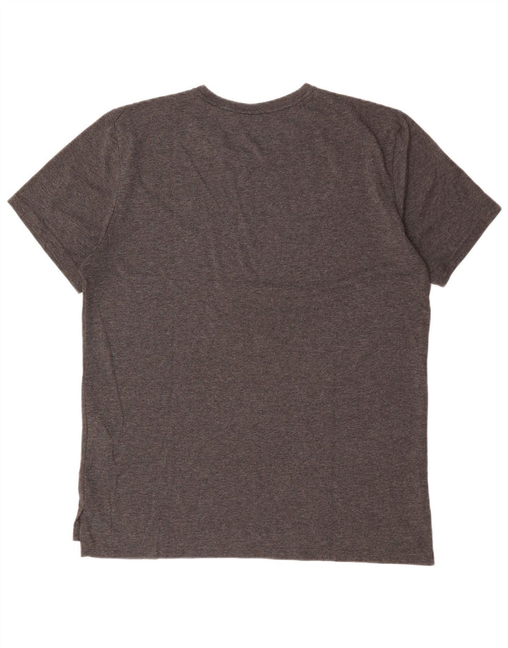 Camiseta Nike Masculina Dri Fit Top Grande Cinza Poliéster
