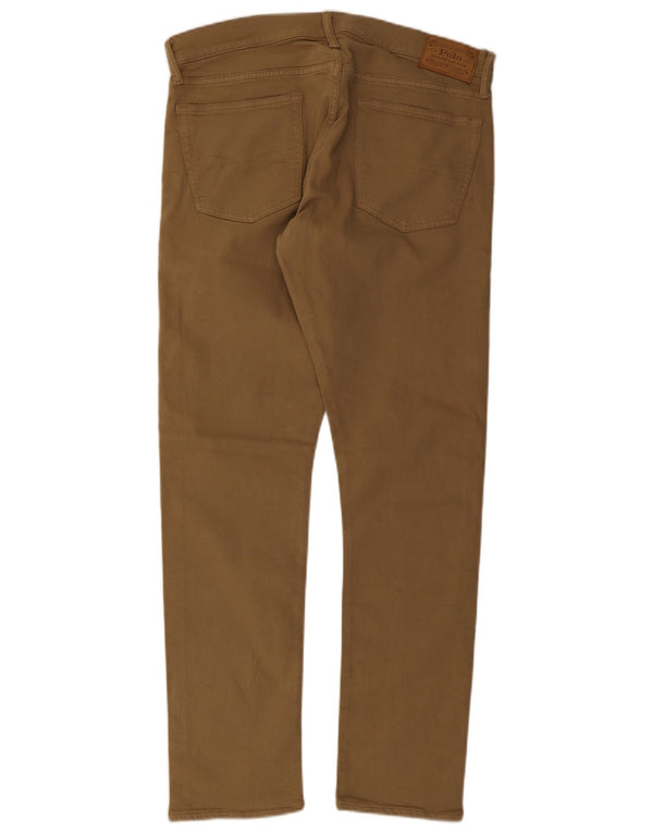 Polo Ralph Lauren Masculino Slim Jeans W34 L32 Algodão Bege