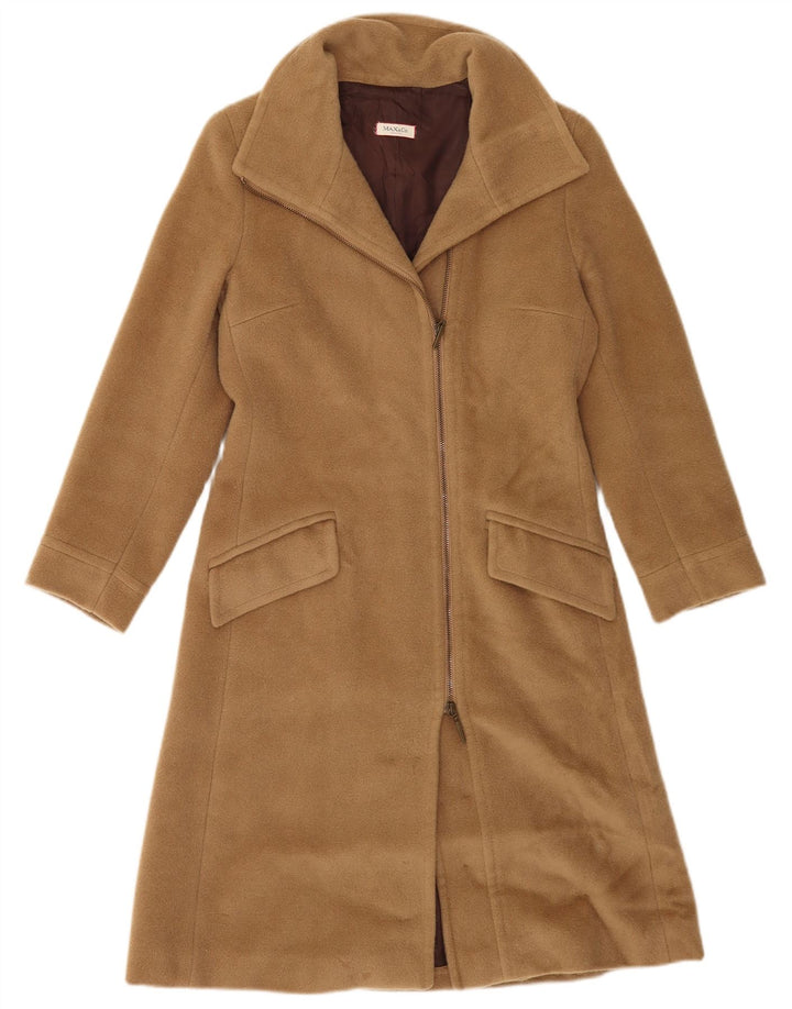 Sobretudo feminino Max & Co. IT 38 XS lã marrom