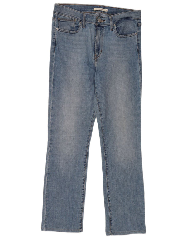 Levi's Womens Slim Jeans W31 L32 Blue Cotton