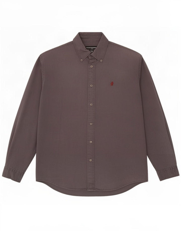 Camisa masculina Marlboro Classics XL cinza algodão