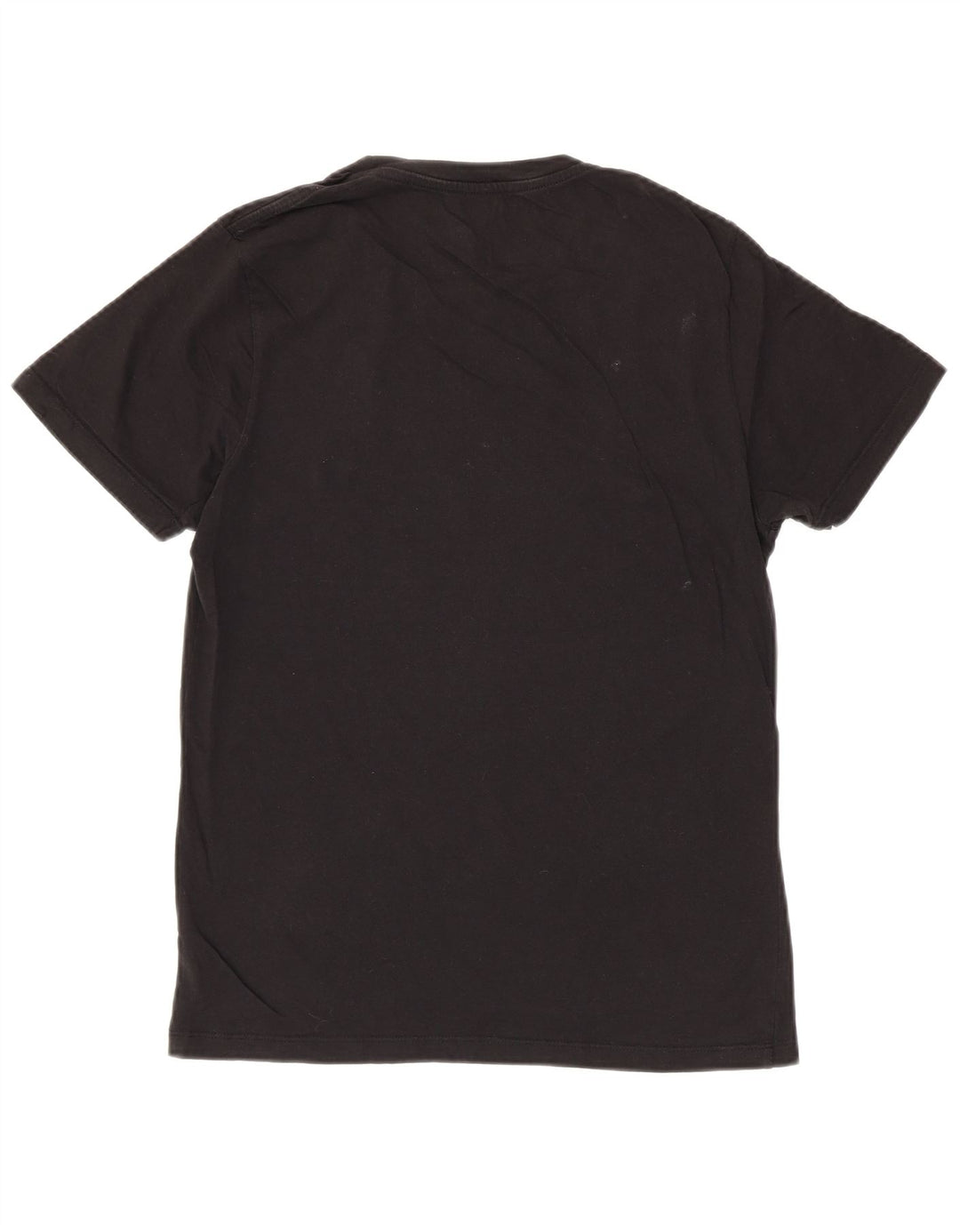 Camiseta gráfica masculina Jack & Jones Top médio algodão preto