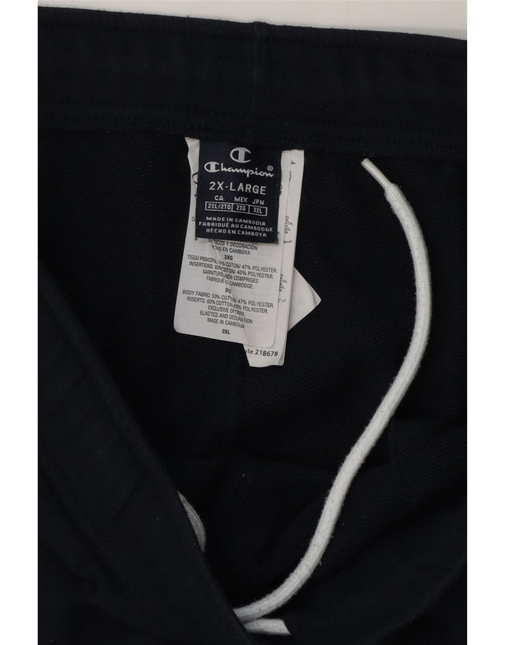 Calça de treino masculina Champion 2XL algodão azul marinho